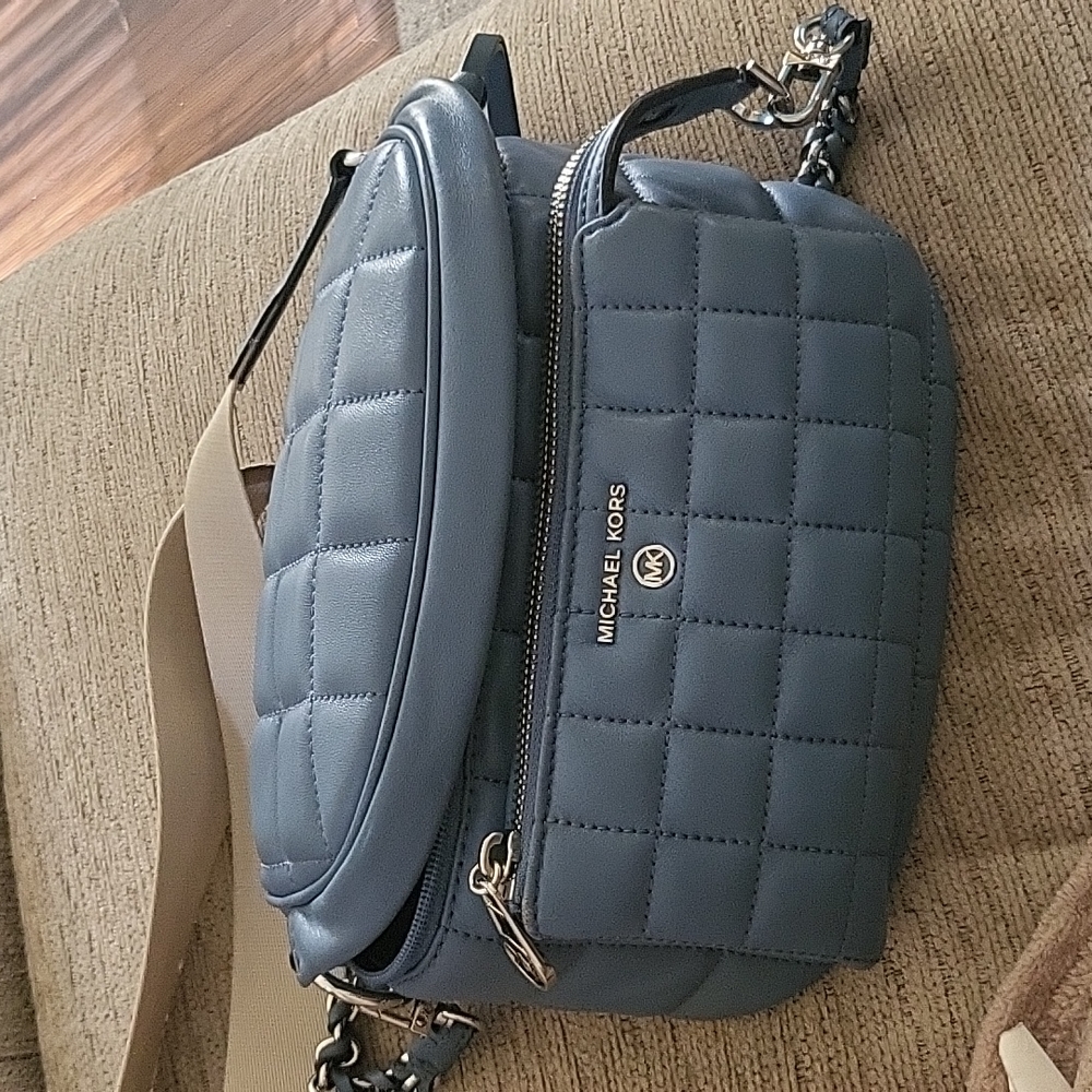 Blue Michael Kors Bag